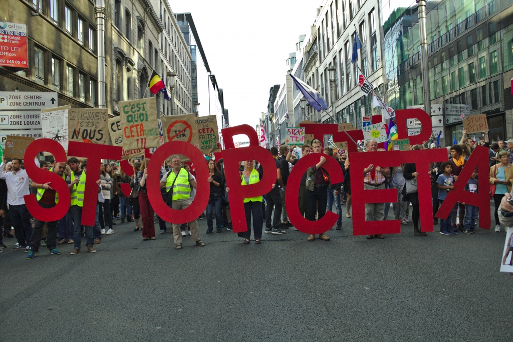 CETA Protest in Brussels 2016